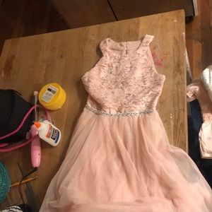 Fancy pink dress